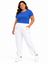 Immagine di STRETCH TROUSER WITH ELASTIC WAIST - COTTON